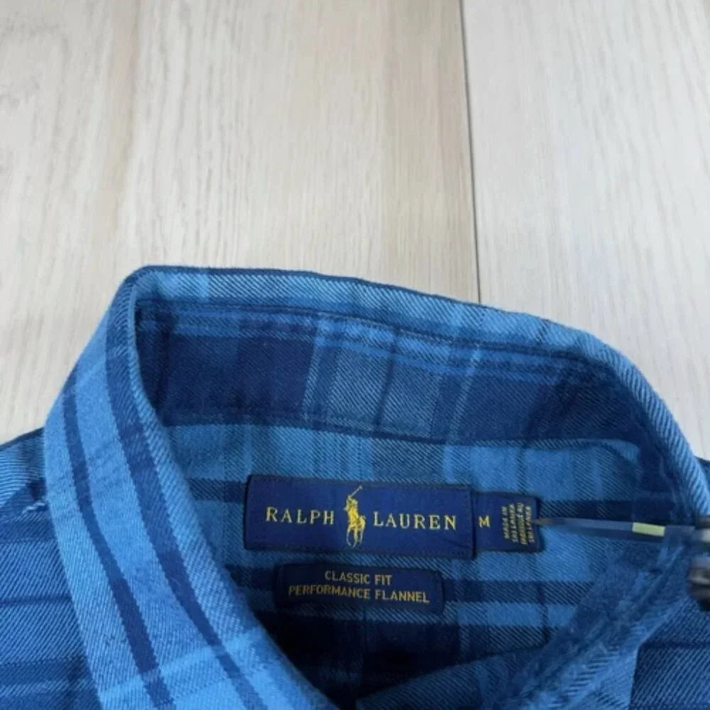Polo Ralph Lauren Classic Fit Performance Flannel Shirts Mens M Medium Set Of 2 - Picture 6 of 16